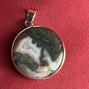Moss Agate Pendant